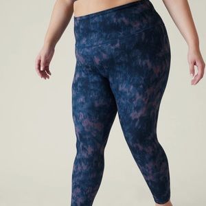 Athleta Blue and Purple Leggings